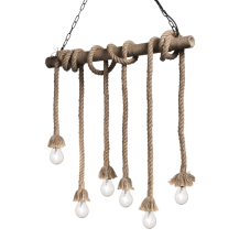 Závesné svietidlo Ideal lux 134826 CANAPA SP6 6xE27 15W čierna