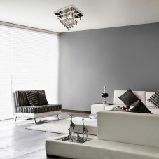 RABALUX 2239 Pallas stropné svietidlo LED 36W/2430lm 4xE14 4000K chrómová, biela
