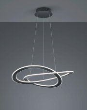 TRIO 321710142 OAKLAND Závesné svietidlo 710mm LED 1X52W/5650lm 3000K Antracitová, Switchdimmer