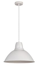 RABALUX 72014 Wilbour závesné svietidlo 1xE27 D360mm biela