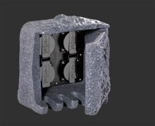TRIO 9962-11 GARDEN SOCKET zásuvky do záhrady IP44 šedá