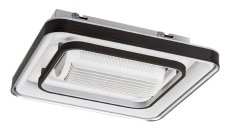 RABALUX 71341 Aireon stropné svietidlo s ventilátorom 480x480mm LED 50W/2200lm 3000+4000+6000K čierna, stmievateľné, diaľkový ovládač