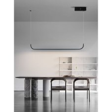 Immax NEO PATTINI 07225L inteligentné závesné svietidlo LED 1500mm 26W/1820lm 3000-6000K čierna, stmievateľné, diaľkové ovládanie