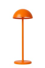 LUCIDE 15500/02/53 JOY vonkajšia dotyková stolná lampička LED V320mm 1,5W/188lm 3000K IP54 oranžová, nabíjateľná batéria, USB kábel