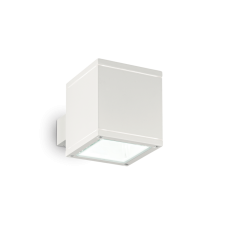 Exteriérové nástenné svietidlo Ideal lux 144276 SNIF SQUARE AP1 BIANCO 1xG9 40W biela IP44