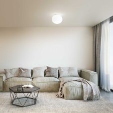Ideal Lux 297743 COTTON stropné svietidlo 1xE27 D300mm biela