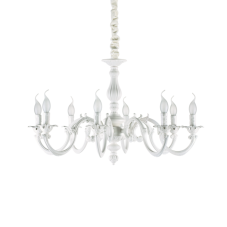 Závesné svietidlo/Luster Ideal lux 197524 JUSTINE SP8 8xE14 40W biela