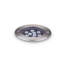 Ideal Lux 255682 FLOOR vonkajšie zápustné svietidlo do zeme LED D140mm 12W/1560lm 3000K IP67 oceľ
