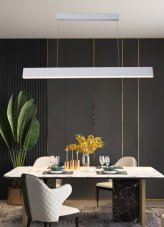 Immax 07157-W120X NEO MILANO závěsné lineární svítidlo LED 1200mm 40W/2824lm 2700-6500K RGB, zlatá