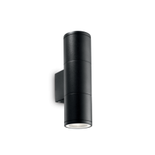 Exteriérové nástěnné svítidlo Ideal lux 100395 GUN AP2 SMALL NERO 2xGU10 35W IP44 IP44