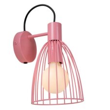 LUCIDE 74217/01/66 MACARONS nástenné svietidlo 1xE27 ružová
