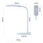 EMOS Z7602BL STELLA stolní lampa LED 6,5W/400lm 4000K, stmívatelné, modrá