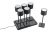 TRIO Reality R54096632 FERNANDEZ vonkajšia stolná lampa SMD LED V400mm 1,5W/130lm 2700+4000+6000K IP54 čierna matná, nabíjateľná batéria, USB-C port, nabíjacia stanica, 6-set + základňa