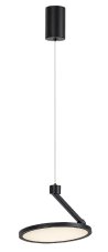 RABALUX 72327 Ovidia závěsné svítidlo D200mm LED 20W/1300lm 3000K černá, bílá