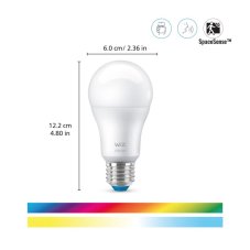 Philips Wiz Colors 8720169075610 LED žiarovka E27 A60 8,8W/806lm 2200-6500K+RGB 3-set