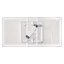 Emos ZM5172 LED RIVI stropní přisazené klasické svítidlo obdélník 295 × 595 × 52 mm 25W 210–2100lm 2700–6000K bílá