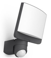 LUTEC 7625601345 SUNSHINE nástenné LED svietidlo 15,4W 5000K IP44 tmavá šedá so senzorom