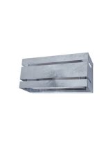 LUTEC 5011602461 VIDAR exteriérové nástenné svietidlo E27 40W IP54 galvanizovaný povrch