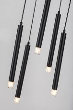RABALUX 72360 Ramira závěsné svítidlo D360mm 5xG9 černá, průhledná