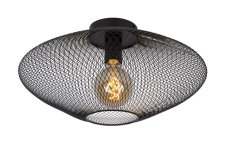 LUCIDE 21123/45/30 MESH Prisadené stropné svietidlo E27 1x40W čierna