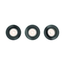 Philips 50393/99/PN myLiving Donegal zápustné svítidlo 3-set 3xGU10 šedé