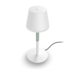 8719514404571 Philips HUE Go prenosná dotyková stolná lampička LED 36cm 6,2W/530lm CCT RGB IP54 biela bluetooth vrátane batérie