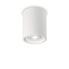 Stropné svietidlo Ideal lux 150420 OAK PL1 ROUND BIANCO 1xGU10 35W biela