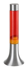 RABALUX 76025 Poppilol lávová lampa D55mm LED 25W/34lm 3000K strieborná, červená
