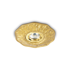Zápustné svietidlo Ideal lux 115610 POLKA FI1 OTTONE 1xGU10 50W