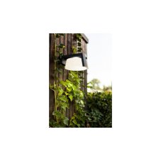 LUTEC 6906001118 MOON solárne nástenné svietidlo so senzorom LED 9,5W/1000lm 4000K IP44, 2200mAh 3,7VDC Li-ion battery, tmavošedá