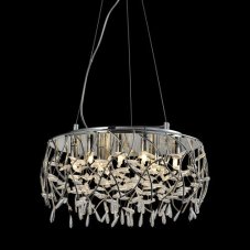 LUXERA 46121 AMATO závesné svietidlo 400 mm 6xG9/7W LED, chróm