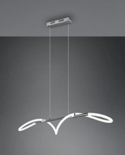 TRIO Reality R32361106 ARGOS závěsné svítidlo SMD LED 28W/3500lm 4000K chromová, bílá, switchdimmer