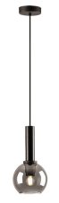 RABALUX 72171 Centio závesné svietidlo 1xE27 D150mm čierna, dymová