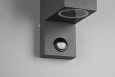 TRIO 214269142 ROYA exteriérové nástěnné svítidlo se senzorem 1xGU10 IP44 antracit