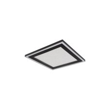 GLOBO 48903 DAVIES stropné svietidlo LED 24W/980lm 4000K čierna matná, opal krištáľový efekt