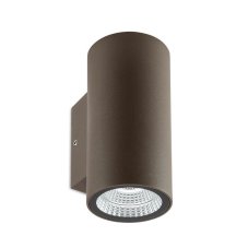 REDO 90080 RAM exteriérové nástěnné svítidlo CREE COB LED 2x3W 660/540lm 3000K IP65 hnědá