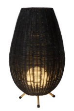 LUCIDE 03543/50/30 COLIN stolná lampa V500mm 1xG9 čierna, mosadzná