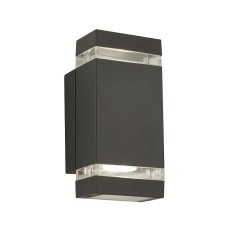 Searchlight 1002-2GY-LED Outdoor exteriérové ​​nástěnné svítidlo GU10 2 x 3W 3000K IP44