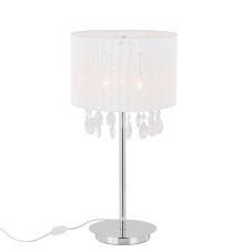MTM9262 / 3P WH ITALUX Essence glamour křišťálové stolní svítidlo 3X40W E14 IP20