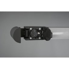 TRIO 284074232 PIERA nástenné svietidlo LED so zásuvkou 8W/850lm 3000K IP44 matná čierna