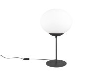 TRIO 563100132 FOMENTO stolná lampička V520mm 1xE27 čierna matná, biela