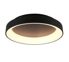 TRIO 671290132 GIRONA stropné svietidlo LED D600mm 48W/5600lm 2700-6000K čierna matná, stmievateľné, diaľkový ovládač