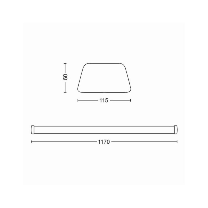 31245/31/P3 Philips Projectline Softline LED stropní svítidlo 1,2m 50W = 5000 lm 4000K