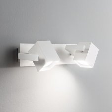Nástenné svietidlo Ideal lux 073545 MOUSE AP2 BIANCO 2xGU10 50W biela