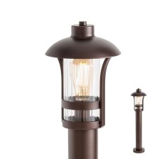 REDO 9576 NORGE exteriérové zahradní sloupek E27 42W IP33