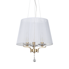 Závesné svietidlo/Luster Ideal lux 197715 PEGASO SP3 OTTONE SATINATO 3xE14 40W