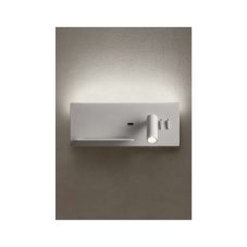 REDO 01-2983 BROOK nástenné bodové svietidlo/spot s vypínačom LED 8+3W/733+135lm 3000K biela, USB port