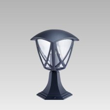 PREZENT 39028 SPLIT záhradný stĺpik280 mm 1xE27/40W, IP44, čierna,