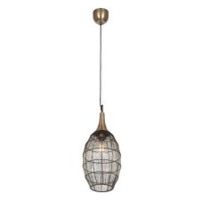 TRIO 365420104 SORAYA závesné svietidlo D260mm 1xE27 starožitná mosadz, čierna