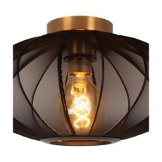 LUCIDE 03147/40/30 CORINA stropné svietidlo D400mm 1xE27 čierna, mosadzná